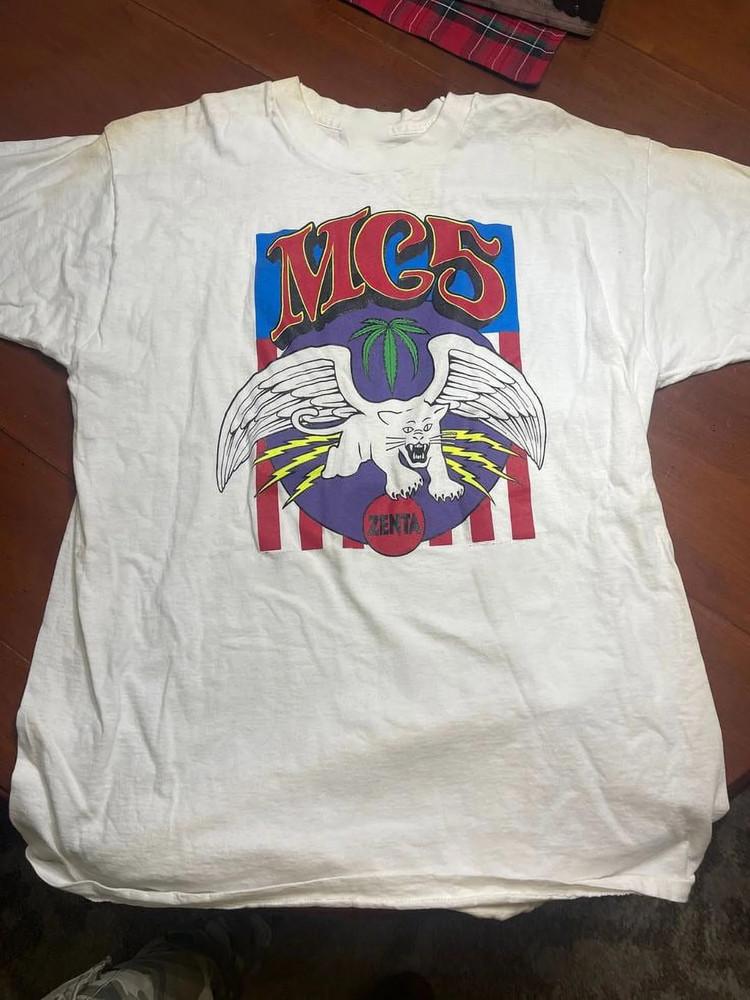 Mc5 Rock Band Album Tour Unisex Short T-Shirt Cotton S To 5XL AR747 Unisex T-Shirt L