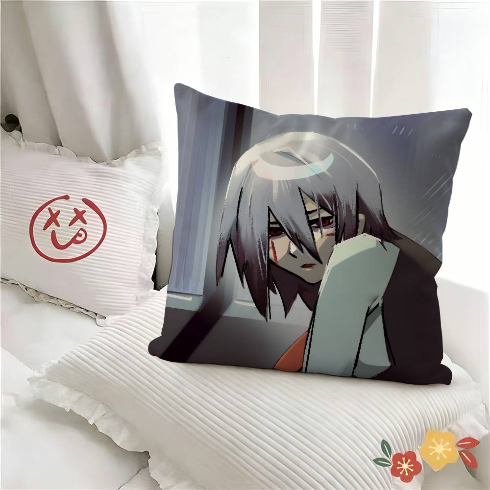 Pc Signalis Horror Indie Game Pillow Case Fashion Square Pillowcase Bedroom Sofa Room Ins Decoration Leisure