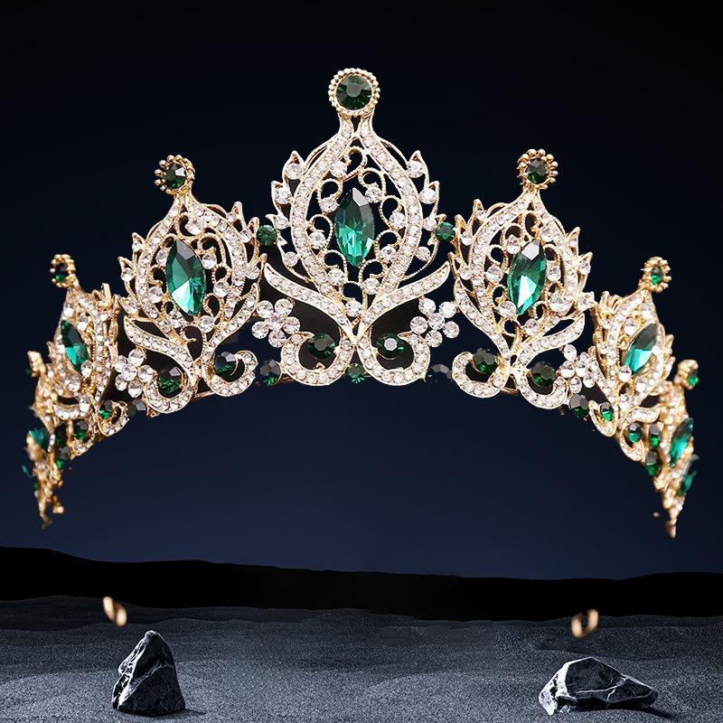 Wedding Crown Headwear Bride Luxury Rhinestone Wedding Dinner Wedding Style Crown