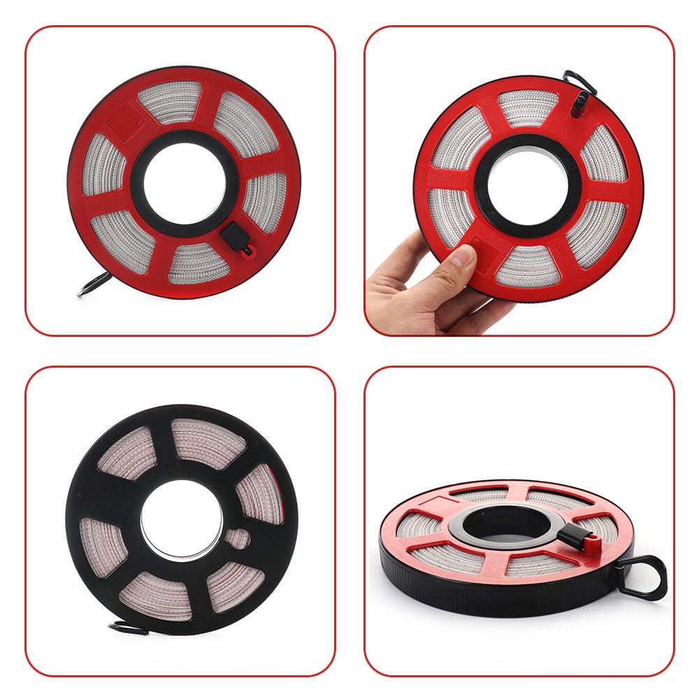Hand-Cranked Soft Tape Measure - Fiber & Plastic, Length: 10m, 15m, 20m, 30m, 50m.