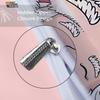 3pcs pink Santa Claus printed coreless down duvet cover in multiple sizes soft bedroom bedding decoration machine washable