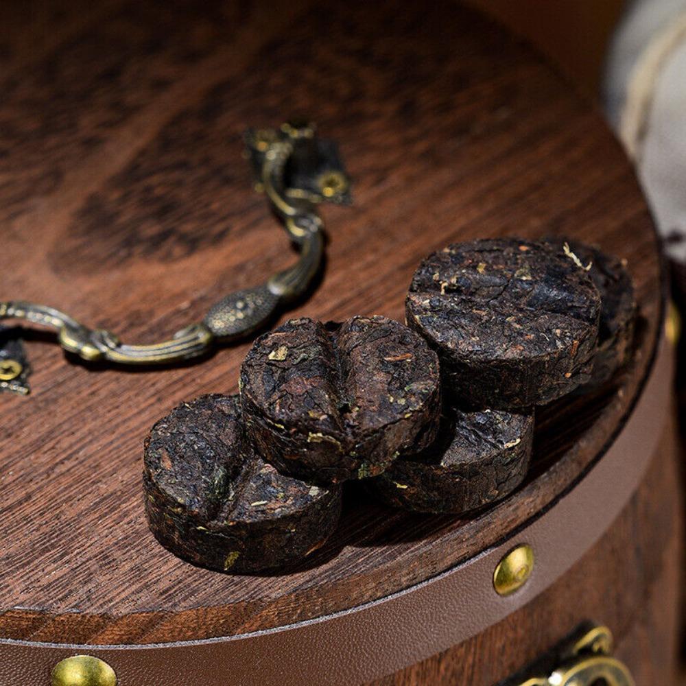 Glutinous Rice Fragrance Pu'er Tea Yunnan Pu'er Ripe Tea Small Tea Cake