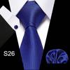 Men's Business Professionals Striped Tie Wedding Suit Accessories Polyester Tie Men