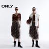 Only 2025 Summer British Retro Plaid A-line Midi Skirt