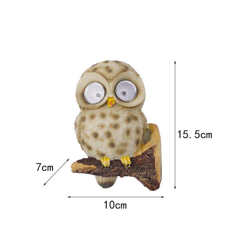 

Мини-симуляция милых украшений в виде совы, подвесное украшение на елку, солнечный свет, сад, ландшафтный дизайн, поделки