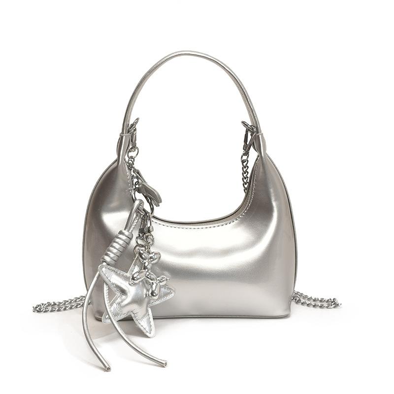 

2025 summer new niche armpit bag fashion trend shoulder bag lazy wind light commuter bag women s bag No pendant