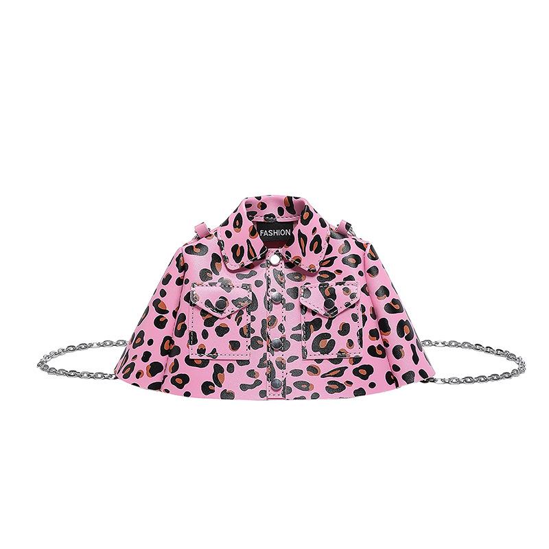 Personalized leopard print small bag women's 2025 new Korean version of fashion niche design clothes modeling crossbody small square bag