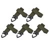 5pcsCelsiusset Multi Purpose Glove Hanging Buckle   Nylon Glove Hook   Clip