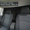 1/2pcs/set Sun Shade Privacy Curtain Taxi Car Isolation Curtain Partition Protection Curtain Commercial Vehicle Car Accessories