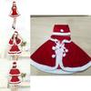 Deluxe Christmas Santa Claus Adult Female Performance Skirt Set