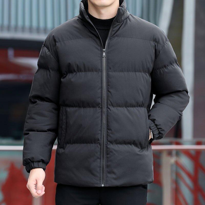 Padded Jacket Men's Autumn and Winter New Trendy High Street Casual Couple Clothing Warm Cotton Clothing