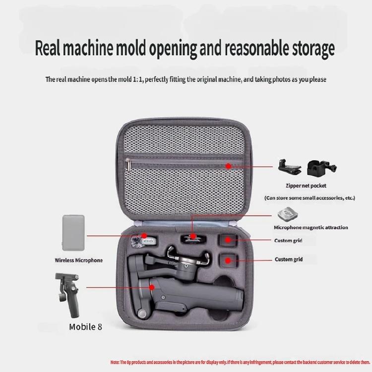 Professional Organizers Bag for Mobile 8P Stabilizer System with Reinforced Edges and Internal Storage Compartments