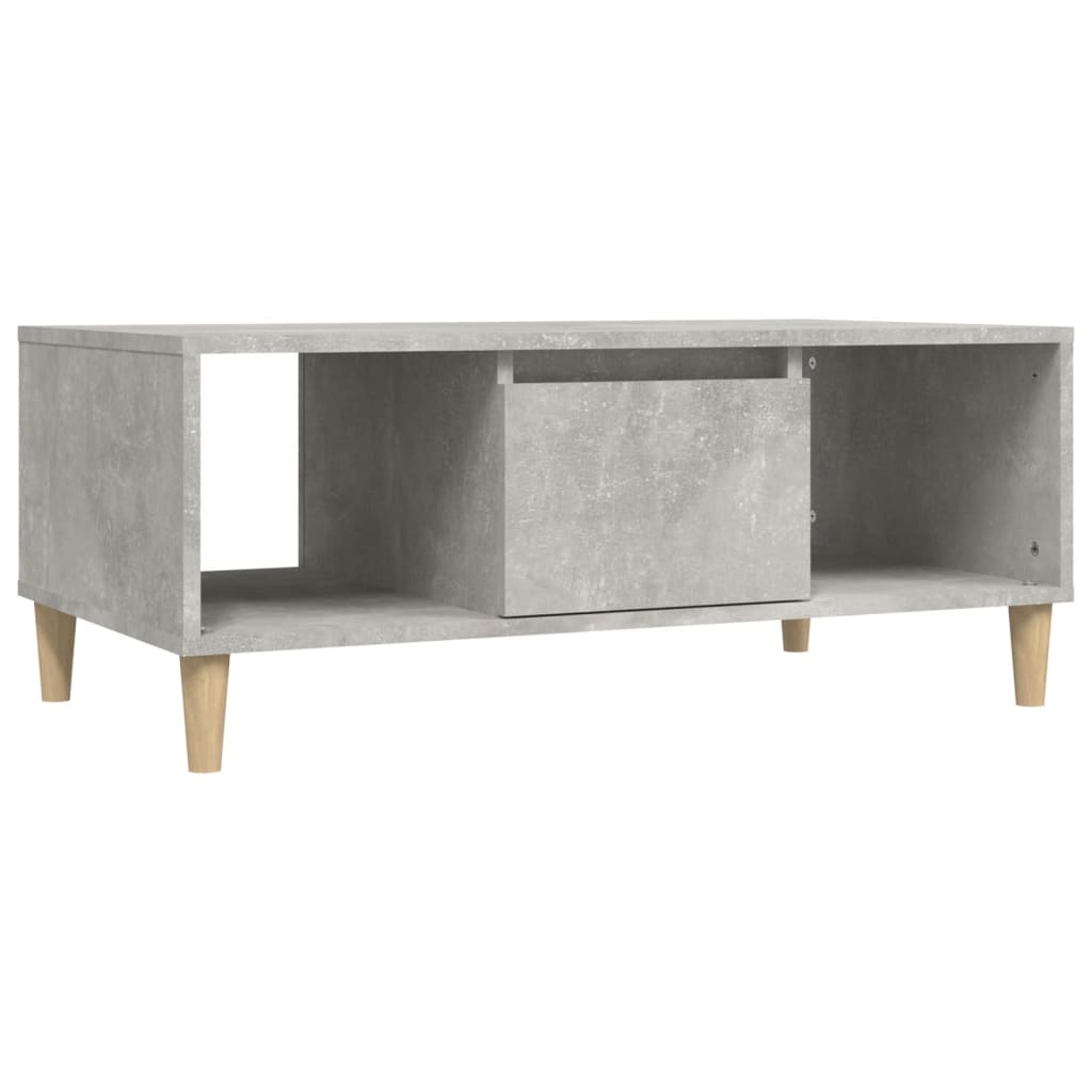  Coffee Table, Concrete Grey, 90x50x36.5 Cm