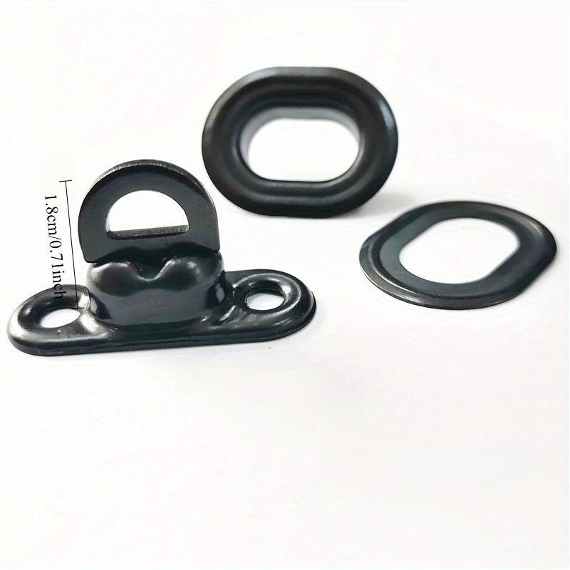 1 Set Cross Lock Bag Accessories Copper Oval Twist Buckle Brass Rotating Latch for Sun Shade Net Tarpaulin Garden Vertical Screen