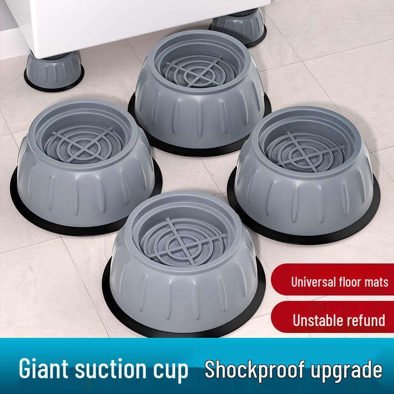 Universal Anti-Vibration Anti-Slip Silent Washer & Fridge Base Stand Pads