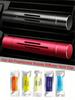 Car Air Freshener Vent Clip - Aromatherapy Diffuser With 1 Holder And 5 Mixed Scent Sticks - Essential Oil Balm For Refreshing