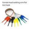 20cm Klips Haczykowy Testowy Kabel Analizatora Logiki Chwytak Sonda Zworka Zestaw Zacisków 10-pinowy Zestaw Zacisków Haczykowych Do Pinów Układów Scalonych Podłączania Testu