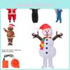 Adult Inflatable Santa Snowman Gingerbread Man Costume For Cosplay And Halloween Parties