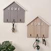Nordic Style Solid Wood Hooks A Row Of Creative Entrance Clothes Hooks Home Wall Keys Storage Boxes Wall Hooks YLE201