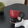 Light Luxury Contrast Ball B Type Ceramic Cup Style High Quality Household Drinking Cup Dormitory Office Coffee Cup