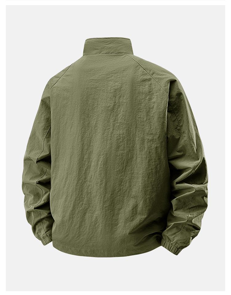 Men's Cross-Season Casual Outdoor Jacket - Versatile Loose Fit for Spring and Autumn Sports or Mountaineering.