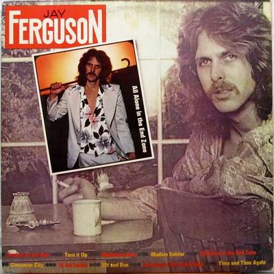 LP Record JAY FERGUSON (JO JO GUNNE) - All Alone In The End Zone (with Joe 7E1063 ASYLUM 1976 US Rock Used
