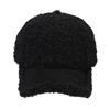 Autumn and Winter Lamb Velvet Baseball Cap Korean Style Simple Casual Solid Color Versatile Peaked Cap Thickened Warm Sun Visor