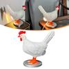 USB Charging Hen Laying Egg Statue Luminous Resin Chicken Lamp Simulation Chicken LED Lamp  Bedside