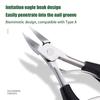 Professional Nail Clippers, Correction Thick Nails Ingrown Paronychia Trimmer, Edge Cutter, Manicure Scissor Pedicure Tool