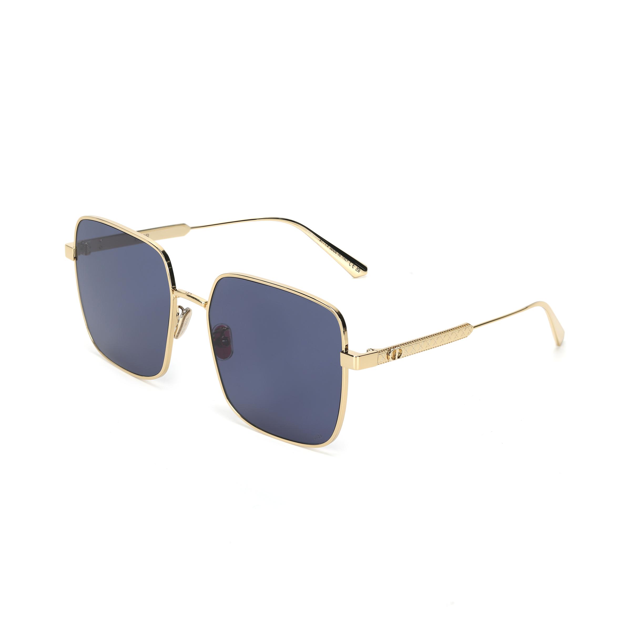 

Dior Logo Square Sunglasses Unisex sunglasses Gold DIORCANNAGE-S1U Basic Packaging-Eyeglass Case+Box