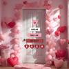 Valentinstagsparty Türdekoration Rot Rosa Paar XO Liebe Papierbanner Anhänger Romantische Verlobung Hochzeitstag Dekor