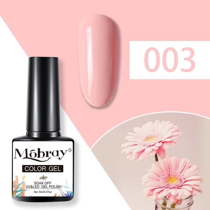 Mobray 80 Colors Gel Nail Polish 8ML Semi Permanent Gel Lacquer Soak Off UV Gel for Nail Art