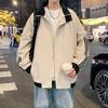Men's Plus Size Trendy Lapel Baseball Jacket - Spring/Autumn Casual Outerwear.