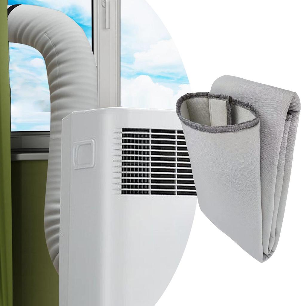 Portable AC Insulated Hose Cover 150x53cm Thickening Air Conditioner Exhaust Tube Protective Wrapping AC Hose Insulation Sleeve