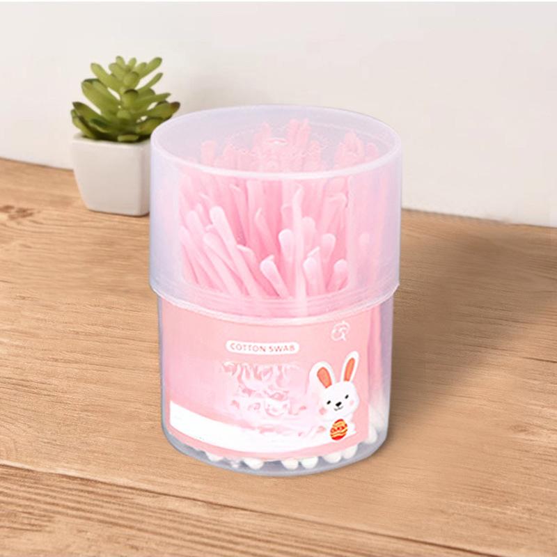 Disposable Colored Double-tip Cotton Swabs Earwax Pick Ear Scoop Cotton Swabs Household Makeup Swabs