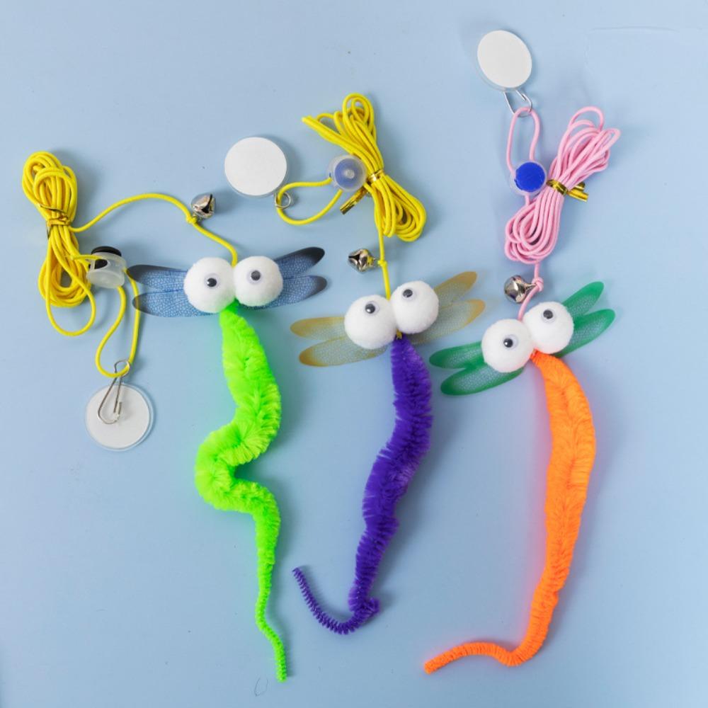 Self -hi Hanging Cat Toy Funny Stick Kitten Hanging Swing Fashion Pet Play  Cat