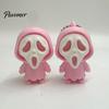Portable Bag Accessory Mini Screaming Skeleton Keychain Pendant, 3D Printed Halloween Pendant Hanging Decor, Backpack Schoolbag Purse Charm