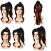 Anime-inspired Black Dead Mule Cosplay Wig Medium Length High-temperature Fiber