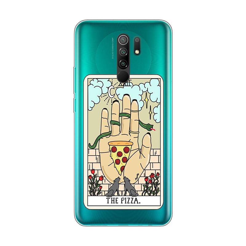 Art Pizza Coffee Silicone Cover For Xiaomi Redmi Note 10 10S 9 9S Pro Max 9T 8T 8 7 6 5 Pro 5A 4X 4 Phone Case