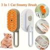 3 In1 Steam Brush Cat Vaporizer Comb Animal Hair Brush Steamy Dog Brushes Electric Spray Cat Hair Brush Massage Pet Grooming