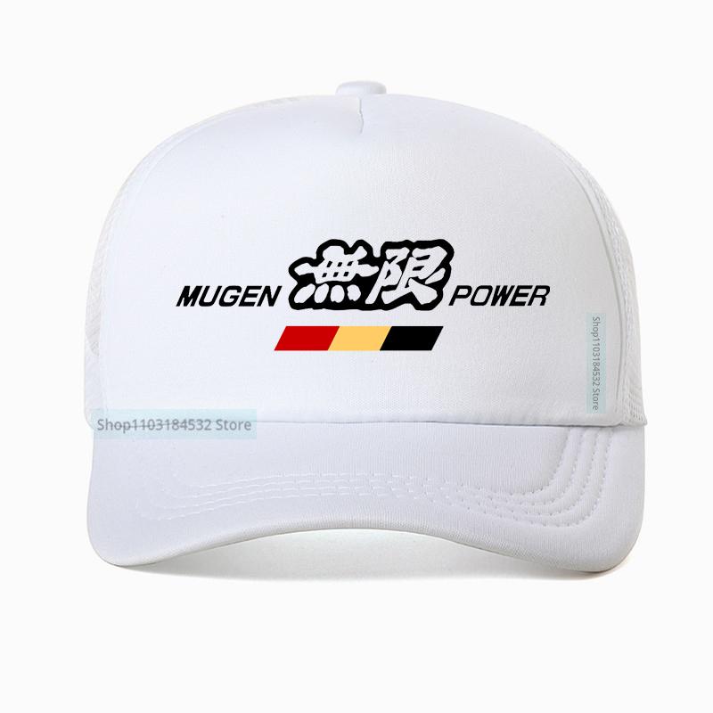New MUGEN POWER JAZZ Tuning Racinger Car Logo Unisexs Baseball Cap Summer Cool Adjustable Outdoor Breathable Sports Hat