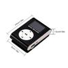 Mini Portable MP3 Music Player Metal Clip On MP3 Player with LCD Screen Support TF Card Wide Application Silver