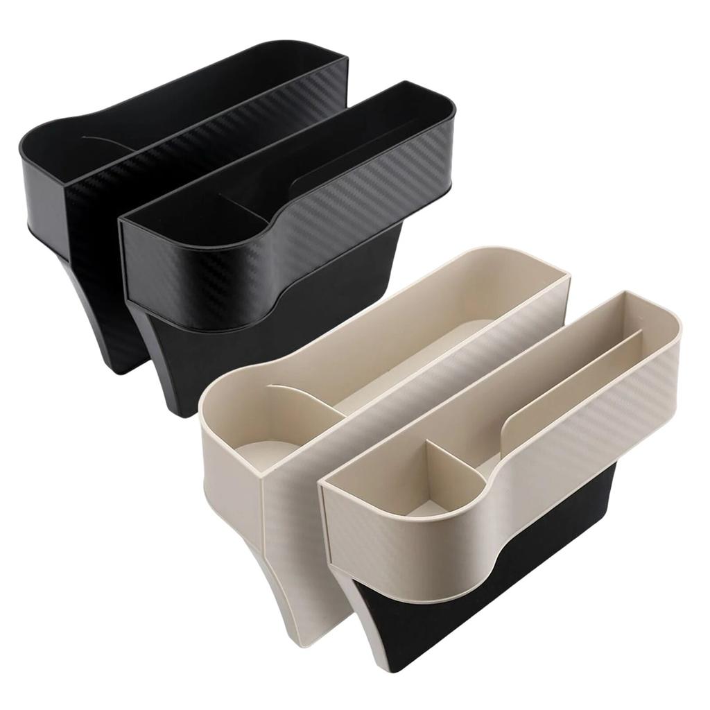 Car Seat Gap Filler Organizer Box Car Front Seat Storage Holder ABS Auto Seat Crevice Slit Organizers Box Universal Car Interior