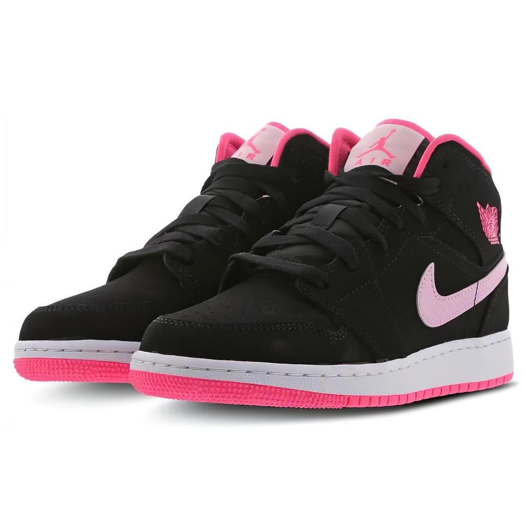 Jordan 1 Mid GS Black Digital Pink 555112-066