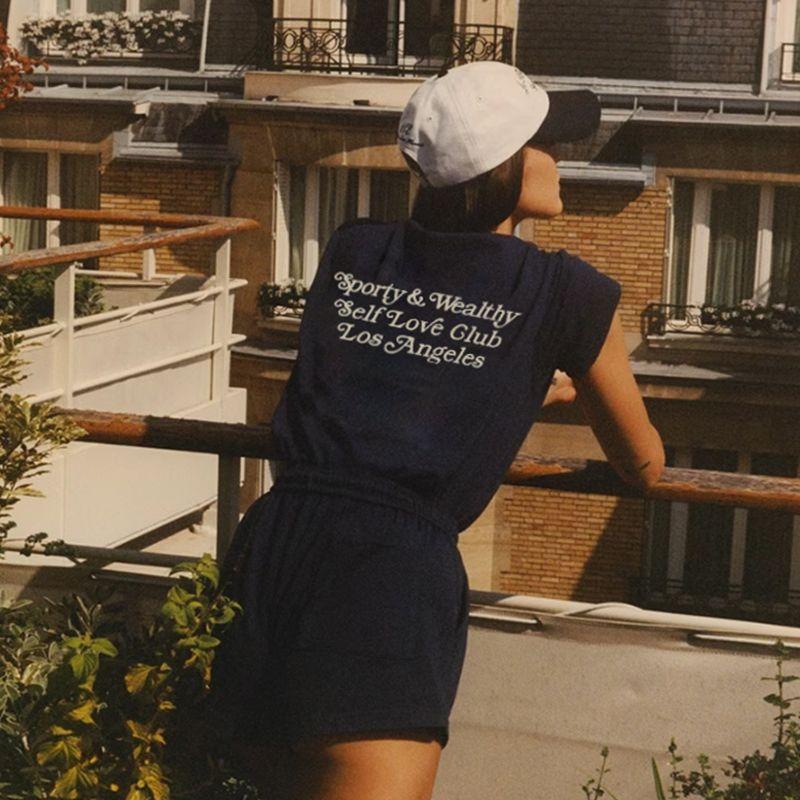 Duplex Printing Short-Sleeved T-shirt for Women 2025 New Arrival Summer Pure Cotton