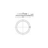 Panasonic Spring-Catch Type Ceiling Speaker Panel, Aluminum Perforated WS-6550