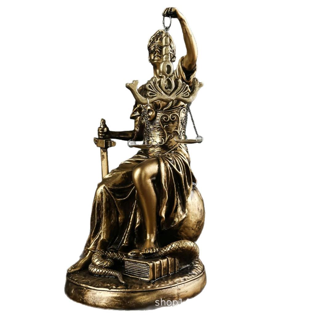 Nordic Retro Resin Goddess Figurine - Creative Home Decor Sculpture