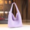 Large Capacity Hand-Woven Women'S Bags, Fashionable Versatile Mother And Child Bags, Shoulder Bags, Trendy High-End Underarm Bags, Tote Bags.