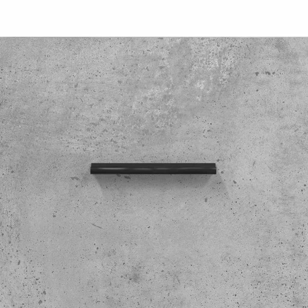 TV Cabinet Concrete Grey 80 x 36 x 50 cm Engineered Wood