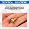 Brass Coolant Expansion Screw External Thread Radiator Plug Replacement Part Coolant Drain Plug